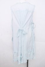 画像2: PINK HOUSE / ロゴ刺繍入りタブリエ  サックス S-26-10-26-034-LO-OP-AS-ZS (2)