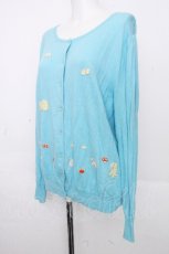 画像3: Franche Lippee / 刺繍カーディガン  サックス S-26-10-26-035-LO-TO-AS-ZS (3)
