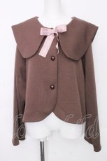 画像1: m petit by misako / サンリオキャラクターズコラボ マイメロディセーラーカーディガン 4L ブラウン S-26-10-26-040-LO-TO-AS-ZS (1)