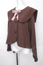 画像3: m petit by misako / サンリオキャラクターズコラボ マイメロディセーラーカーディガン 4L ブラウン S-26-10-26-040-LO-TO-AS-ZS (3)