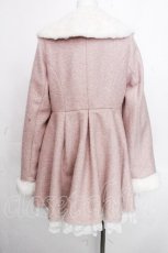 画像2: majoretty / MRファーツキコート L ピンク S-26-10-26-043-LO-CO-HR-ZS (2)