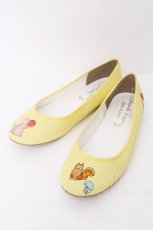 画像1: Franche Lippee / 刺繍パンプス 25.5 イエロー S-26-10-26-017-LO-SH-AS-ZS (1)