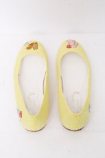 画像3: Franche Lippee / 刺繍パンプス 25.5 イエロー S-26-10-26-017-LO-SH-AS-ZS (3)