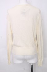 画像2: Jane Marple / ワッペンニットカーディガン  オフ S-26-10-26-026-JM-TO-AS-ZS (2)