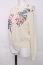 画像3: Jane Marple / ワッペンニットカーディガン  オフ S-26-10-26-026-JM-TO-AS-ZS (3)