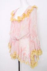 画像3: LOLITA / //レースシアートップス S ピンク S-26-10-26-027-LO-TO-HR-ZS (3)