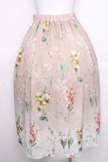 画像2: axes femme / ボタニカルガーデン花柄スカート  ベージュ S-26-10-28-046-AX-SK-HR-ZS (2)