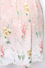 画像3: axes femme / ボタニカルガーデン花柄スカート  ベージュ S-26-10-28-046-AX-SK-HR-ZS (3)