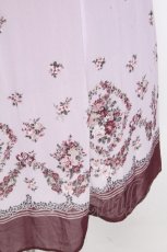 画像4: axes femme / ブーケパネル柄スカート  ワイン S-26-10-28-051-AX-SK-HR-ZS (4)