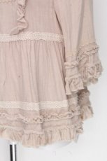 画像4: PINK HOUSE / ガーゼフリルトップス  オフ S-26-10-28-006-LO-TO-AS-ZS (4)