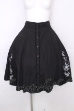 画像1: axes femme / チノ素材ミディスカート  黒 S-26-10-28-058-AX-SK-HR-ZS (1)