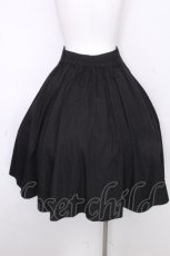 画像2: axes femme / チノ素材ミディスカート  黒 S-26-10-28-058-AX-SK-HR-ZS (2)