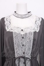 画像3: axes femme POETIQUE / ヴィンテージサテンブラウス  グレー S-26-10-28-013-AX-BL-HR-ZS (3)