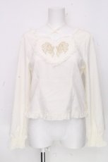 画像1: axes femme POETIQUE / アンジェリック　クワイヤブラウス  オフ S-26-10-28-003-AX-BL-AS-ZS (1)