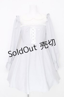 Preview of チェックフリルワンピース  サックス
