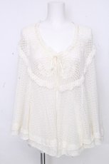 画像1: PINK HOUSE / 透かし編みボレロ  白 S-26-10-29-001-LO-TO-AS-ZS (1)