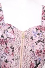 画像4: axes femme / フルールPTジップ付ビスチェ  ピンク S-26-10-29-012-AX-TO-HR-ZS (4)