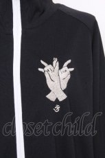 画像4: うぃじゃぼーど / バックプリントジャージ  黒 S-26-10-29-020-PU-CO-HR-ZS (4)