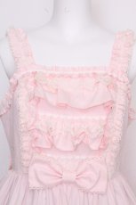 画像4: Angelic Pretty / Prettyフリルジャンパースカート  ピンク S-26-10-29-023-AP-OP-HR-ZS (4)