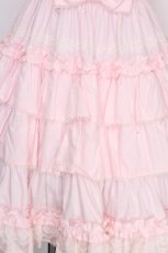 画像5: Angelic Pretty / Prettyフリルジャンパースカート  ピンク S-26-10-29-023-AP-OP-HR-ZS (5)