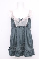 画像1: LOLITA / サテンレースキャミソール L グリーン S-26-10-29-033-LO-TO-HR-ZS (1)