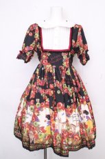 画像1: BABY,THE STARS SHINE BRIGHT / SNOW WHITE 80TH ANNIVERSARY 白雪姫ワンピース  黒 S-26-10-29-043-BA-OP-HR-ZS (1)
