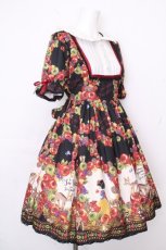 画像3: BABY,THE STARS SHINE BRIGHT / SNOW WHITE 80TH ANNIVERSARY 白雪姫ワンピース  黒 S-26-10-29-043-BA-OP-HR-ZS (3)