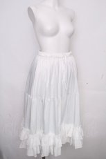 画像3: axes femme kawaii / ミディフリルペチスカート  白 S-26-10-29-045-AX-SK-HR-ZS (3)