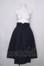 画像1: axes femme / ベルト付風スカート  ネイビー S-26-10-29-052-AX-SK-HR-ZS (1)