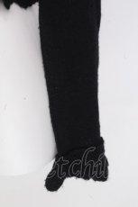 画像4: axes femme kawaii / ハート透かし長袖ニットカーデ  黒 S-26-10-30-037-AX-TO-HR-ZS (4)