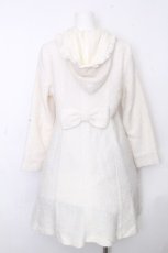 画像2: Emily Temple cute / ラメ織コート  白 S-26-10-30-044-ET-CO-AS-ZS (2)