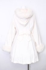 画像2: Rojita / バックリボンフーディーコート  アイボリー S-26-10-30-045-LO-CO-HR-ZS (2)