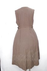 画像2: axes femme / フィッシュテールロングジレ  ベージュ S-26-10-30-051-AX-TO-AS-ZS (2)