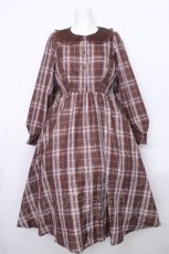 画像1: m petit by misako / マイメロディ/ワンピース M ブラウン S-26-10-30-052-LO-OP-HR-ZS (1)