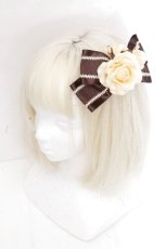 画像1: BABY,THE STARS SHINE BRIGHT / La belle rose de Paris バレッタ  ブラウン S-26-10-30-015-BA-ZA-HR-ZS (1)