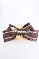 画像3: BABY,THE STARS SHINE BRIGHT / La belle rose de Paris バレッタ  ブラウン S-26-10-30-015-BA-ZA-HR-ZS (3)