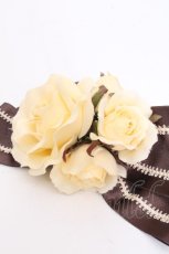 画像4: BABY,THE STARS SHINE BRIGHT / La belle rose de Paris バレッタ  ブラウン S-26-10-30-015-BA-ZA-HR-ZS (4)