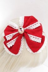 画像2: BABY,THE STARS SHINE BRIGHT / SNOW WHITE 80TH ANNIVERSARY 白雪姫カチューシャ  赤 S-26-10-30-021-BA-OP-HR-ZS (2)
