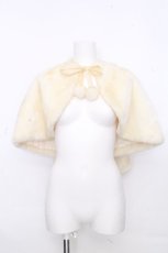 画像1: Angelic Pretty / Snow rabbitファーケープ  アイボリー S-26-10-30-022-AP-JA-HR-ZS (1)