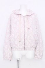 画像1: Ank Rouge / レースフリルブルゾン  ピンク S-26-10-30-029-CA-CO-HR-ZS (1)