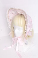 画像1: BABY,THE STARS SHINE BRIGHT / Twinkle Cinderellaボンネット  ピンク S-26-10-31-005-BA-AC-HR-ZS (1)