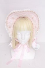 画像2: BABY,THE STARS SHINE BRIGHT / Twinkle Cinderellaボンネット  ピンク S-26-10-31-005-BA-AC-HR-ZS (2)