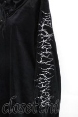 画像3: REFLEM / ベロアスタンドネックプルオーバーカットソー  黒 S-26-10-31-035-PU-TO-AS-ZS (3)