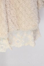 画像4: axes femme / 裾レースファーコート  ベージュ S-26-10-31-037-AX-CO-HR-ZS (4)