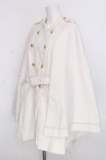 画像3: axes femme / ダブルボタンケープコート  オフ S-26-10-31-040-AX-CO-AS-ZS (3)