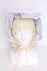 画像2: BABY,THE STARS SHINE BRIGHT / ねこみみボンネット  ラベンダーｘピンク S-26-10-31-006-BA-AC-HR-ZS (2)