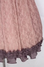 画像4: axes femme / 3つリボン裾ティアードキャミチュニック  ピンクベージュ S-26-10-31-050-AX-BL-HR-ZS (4)