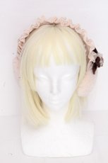 画像2: axes femme / ヘッドドレス風イヤーマフ  ピンク S-26-10-31-013-AX-ZA-HR-ZS (2)