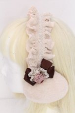 画像3: axes femme / ヘッドドレス風イヤーマフ  ピンク S-26-10-31-013-AX-ZA-HR-ZS (3)