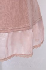 画像5: axes femme / ミニリボンインナープルオーバー  ピンクベージュ S-26-10-31-022-AX-TO-HR-ZS (5)